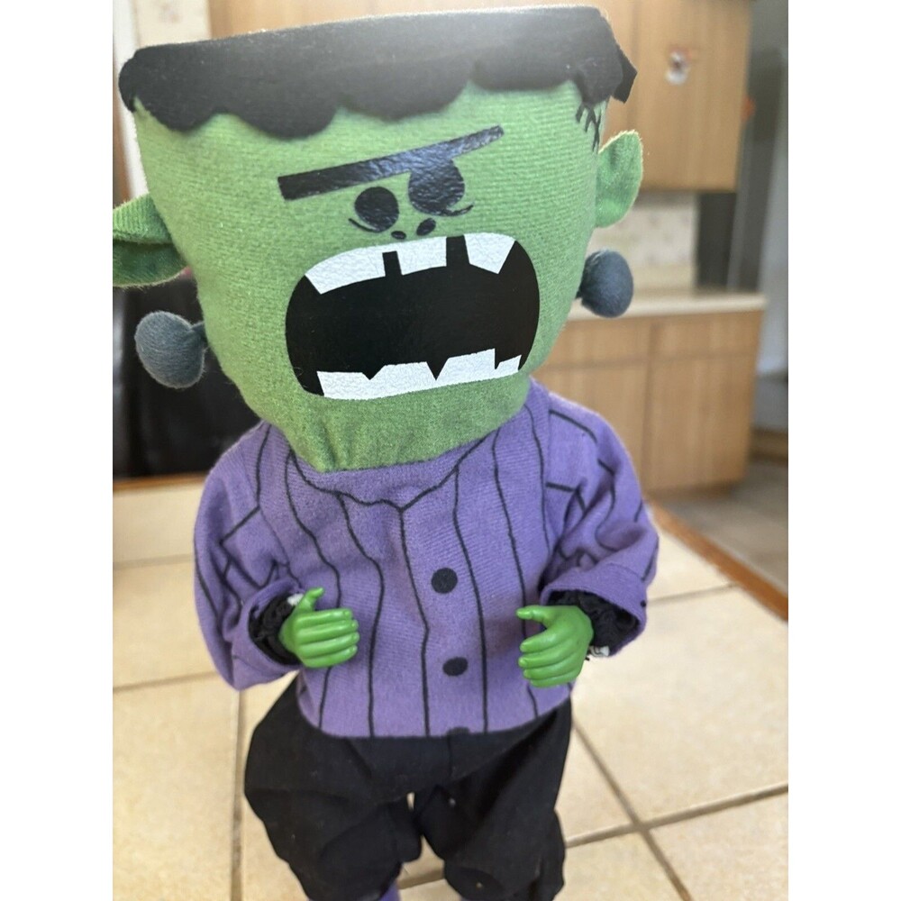 Gemmy Bolts Rare 2010 Boogie Dancer Halloween Frankenstein Plays Music No Move